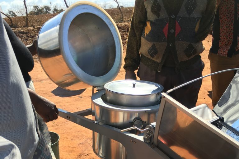 Solar cookers to Swazi Village