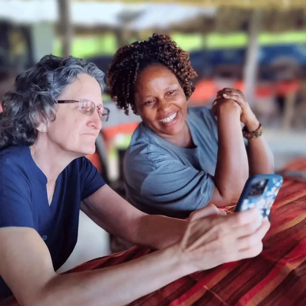 Heidi and Mary in Tanzania 2024