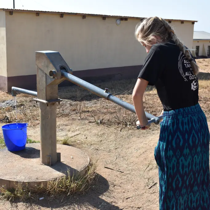 Hand Pump Well in eSwatini
